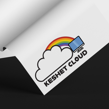 kcloud Paper Logo Mockup